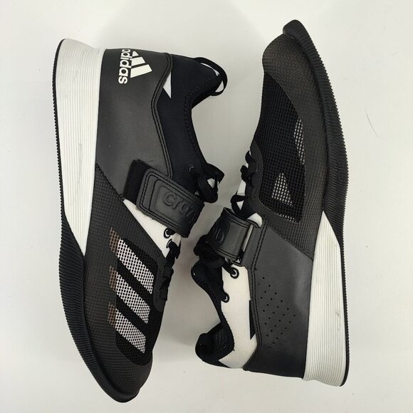 Adidas Men’s Crazy Power Black/White Weightlifting Shoes Size 12 main image 2